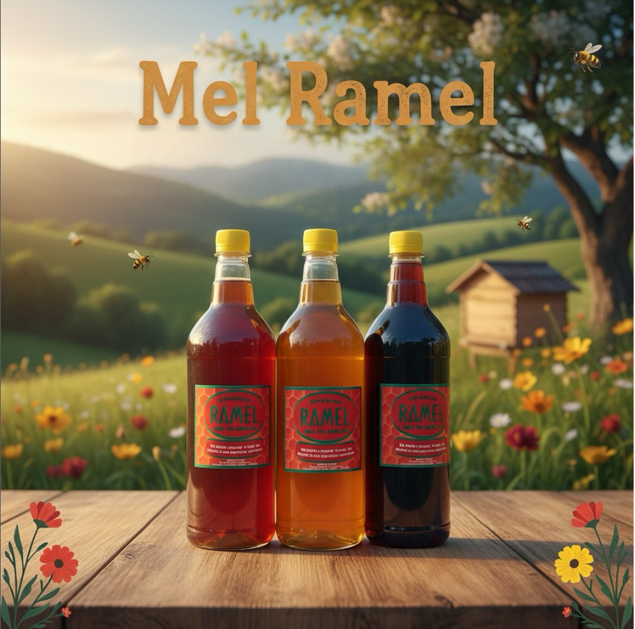 Garrafas de Mel Ramel